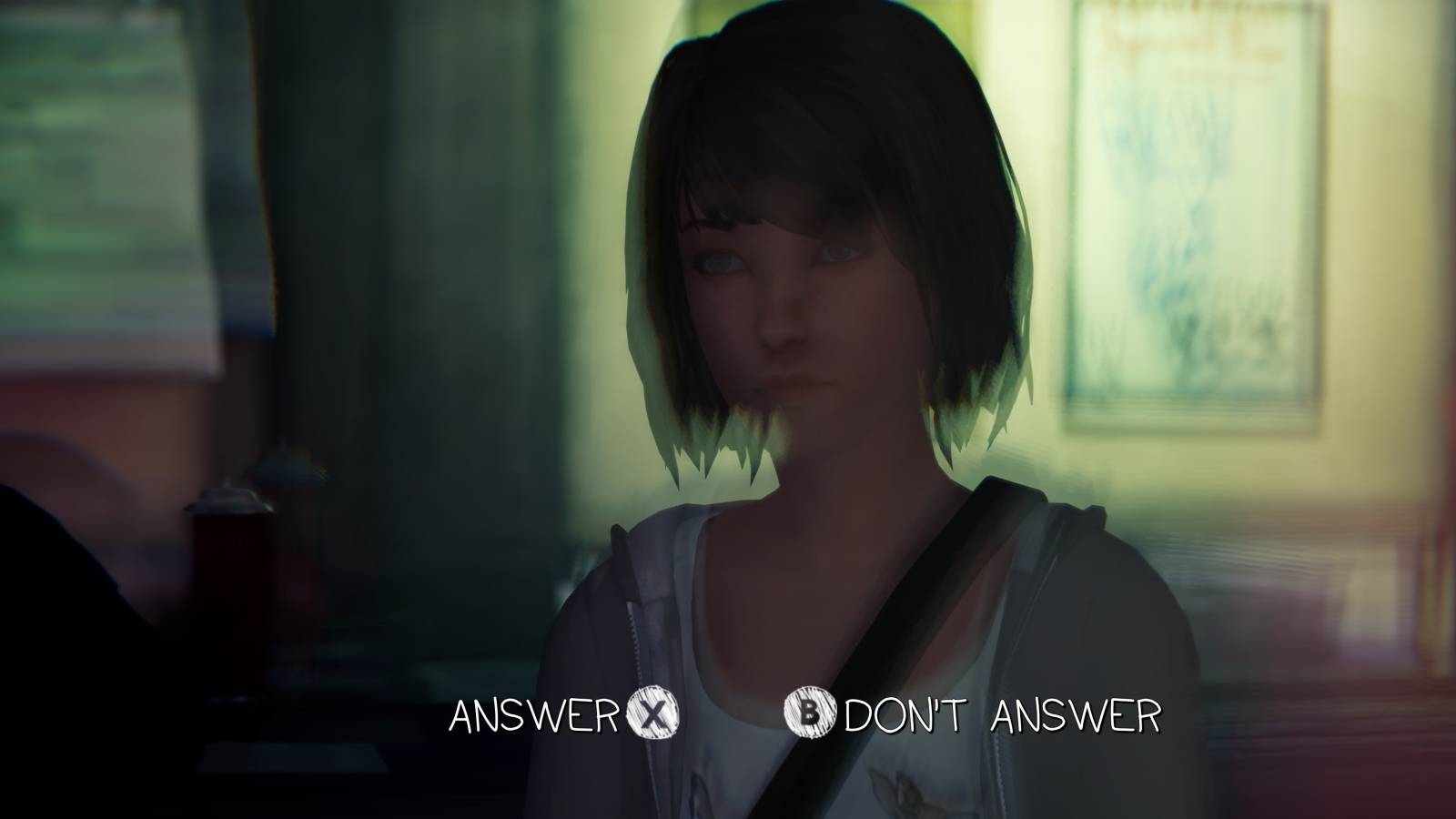 Max deciding to answer or not answer Kate's call in episode 2 of Life is Strange Remastered