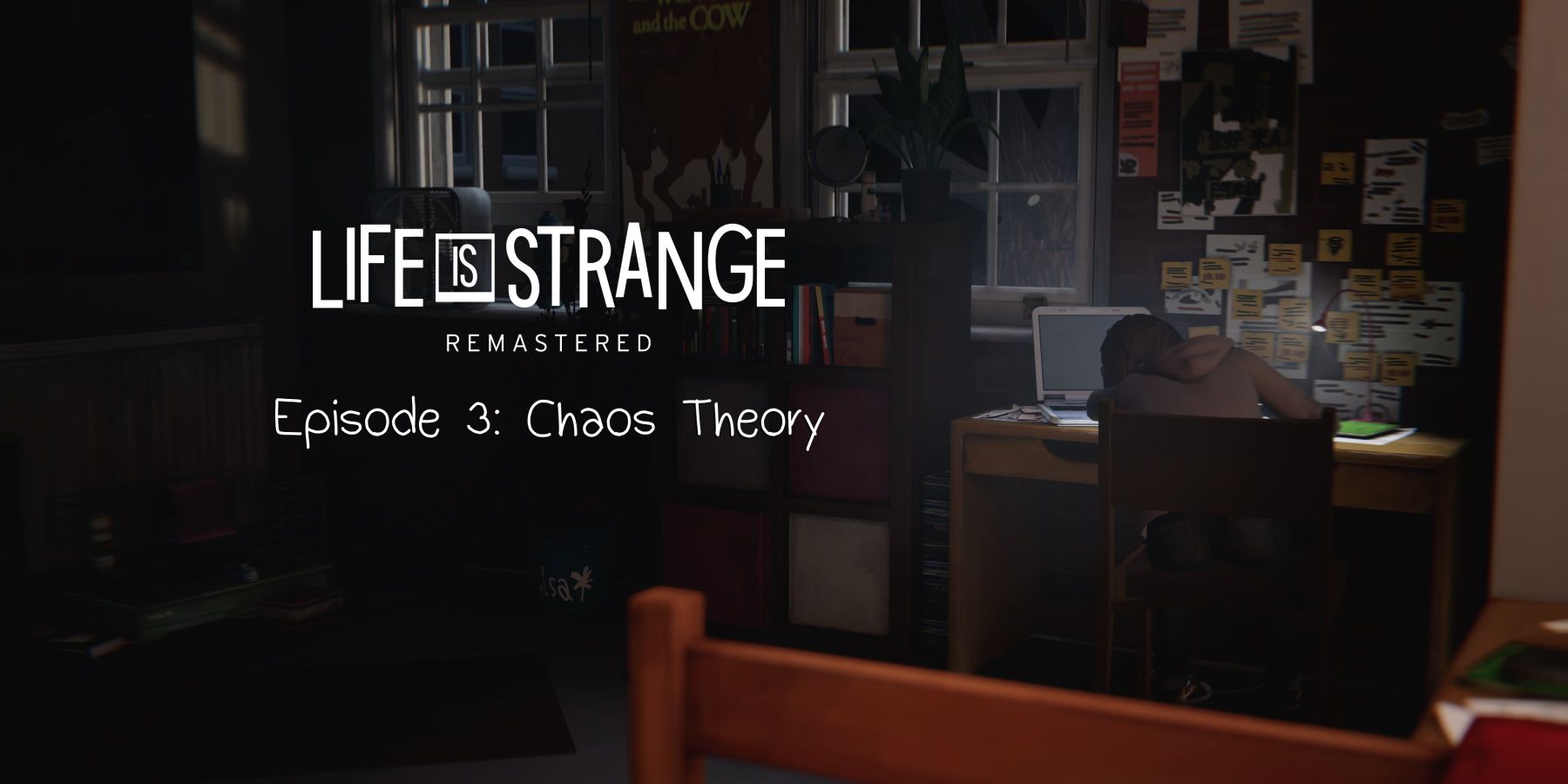 Титульный лист Life is Strange Episode 3 Chaos Theory с Макс в ее комнате