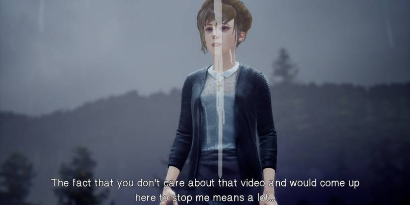 Talking about Kate'a viral video while trying to save her in Life is Strange