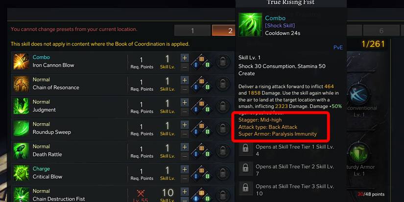 Lost Ark - Highlighting The Orange Skill Effects In The Description
