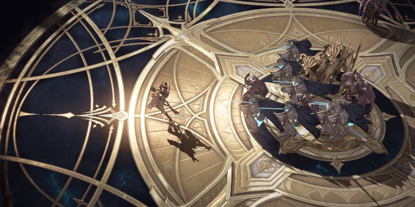 Lost Ark - Kiting Enemies Into A Mob In The Training Room