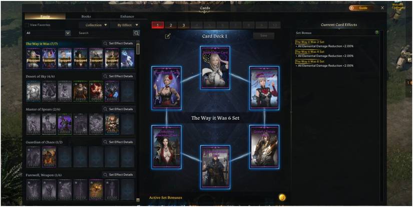 Lost Ark Completing And Equipping A Card Set Bonus