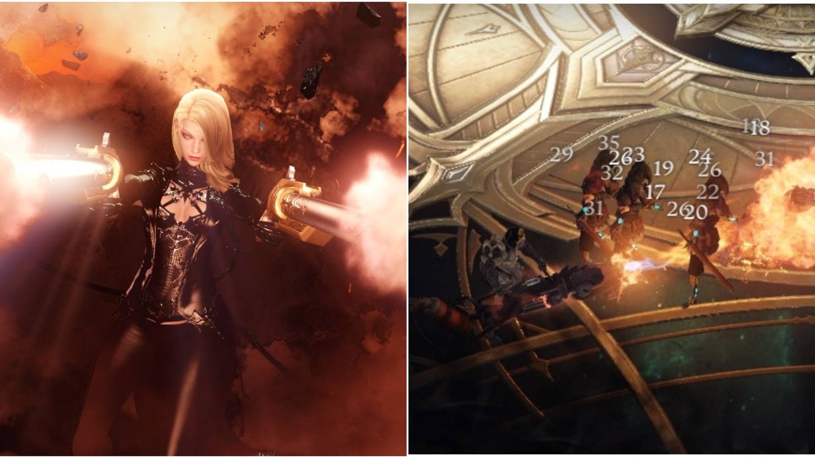 Lost Ark Liked Disliked Collage Female Gunner And Flamethrower