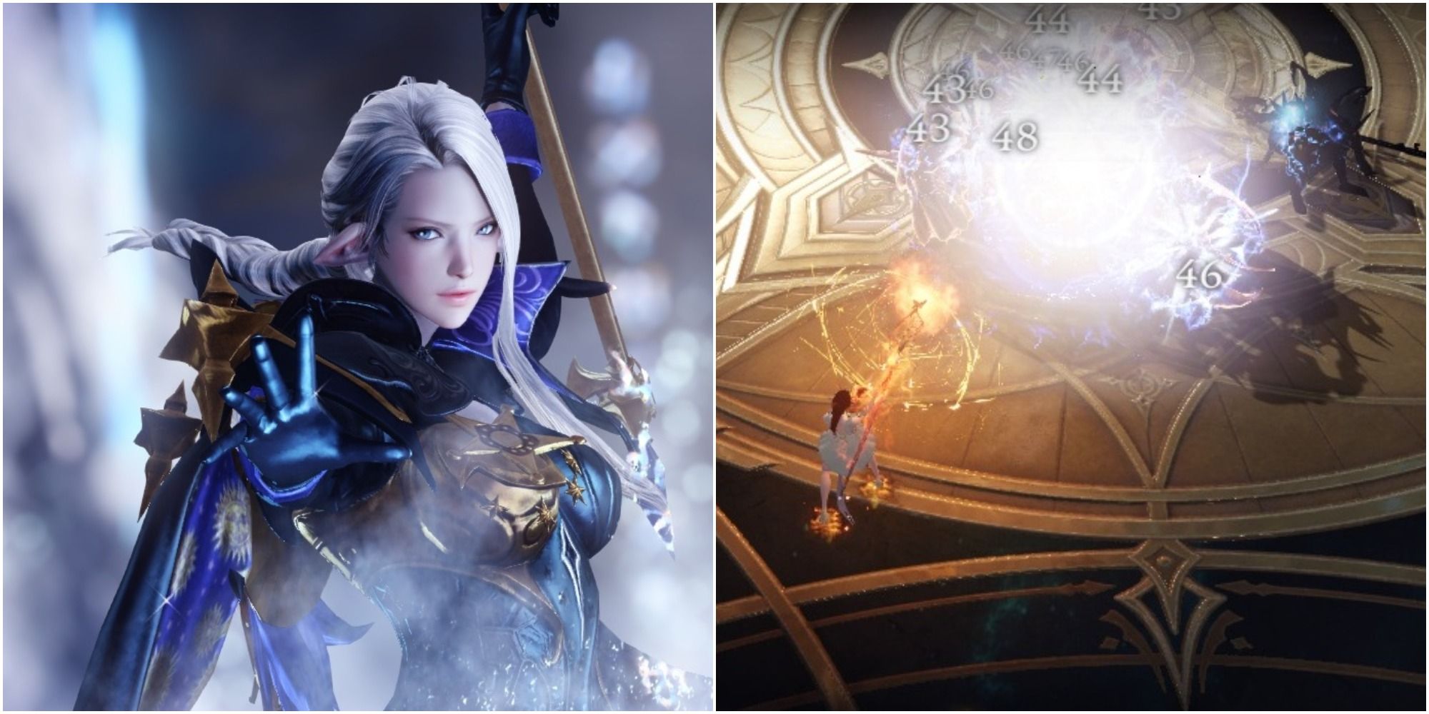 Lost Ark Sorceress Leveling Collage Introductory Image And Spells