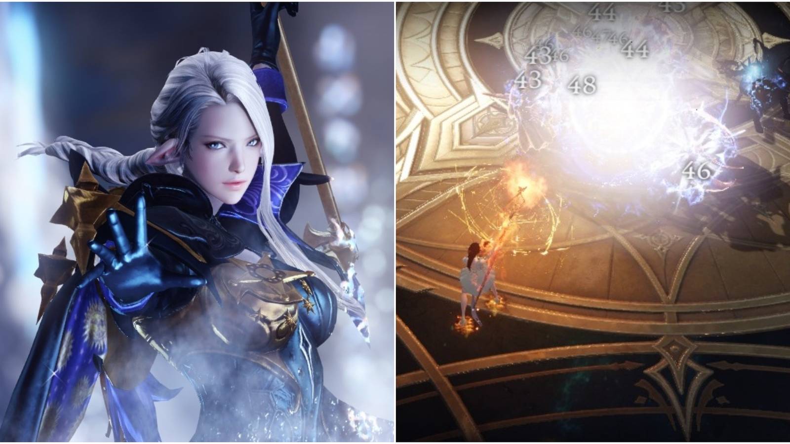 Lost Ark Sorceress Leveling Collage Introductory Image And Spells