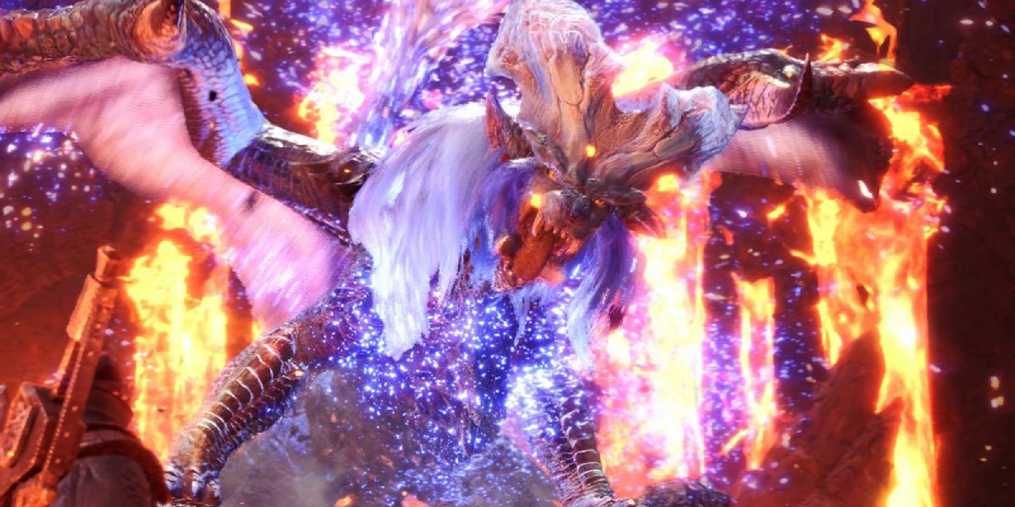 Promotional footage of Lunastra in Monster Hunter World: Iceborne DLC