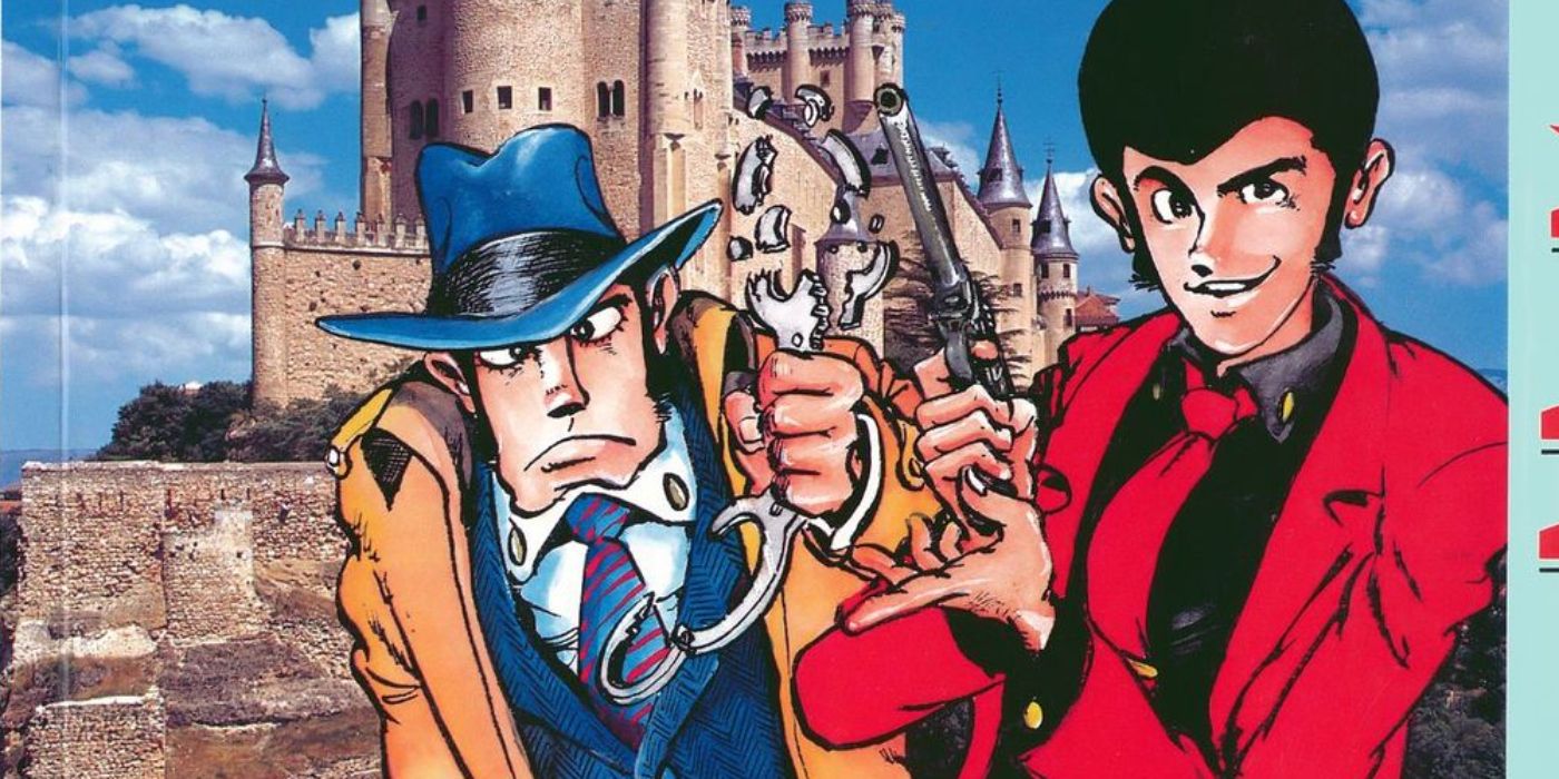 Обложка манги Lupin III с изображением Люпина и Зенигаты
