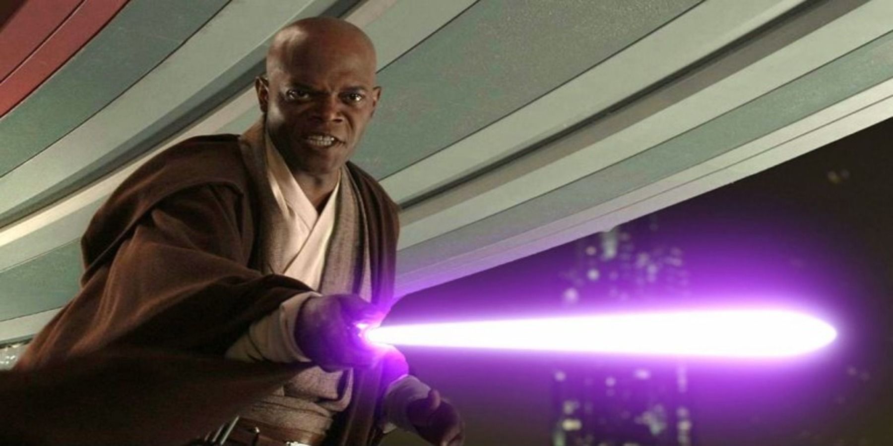 Mace Windu screenshot confronting Sheev