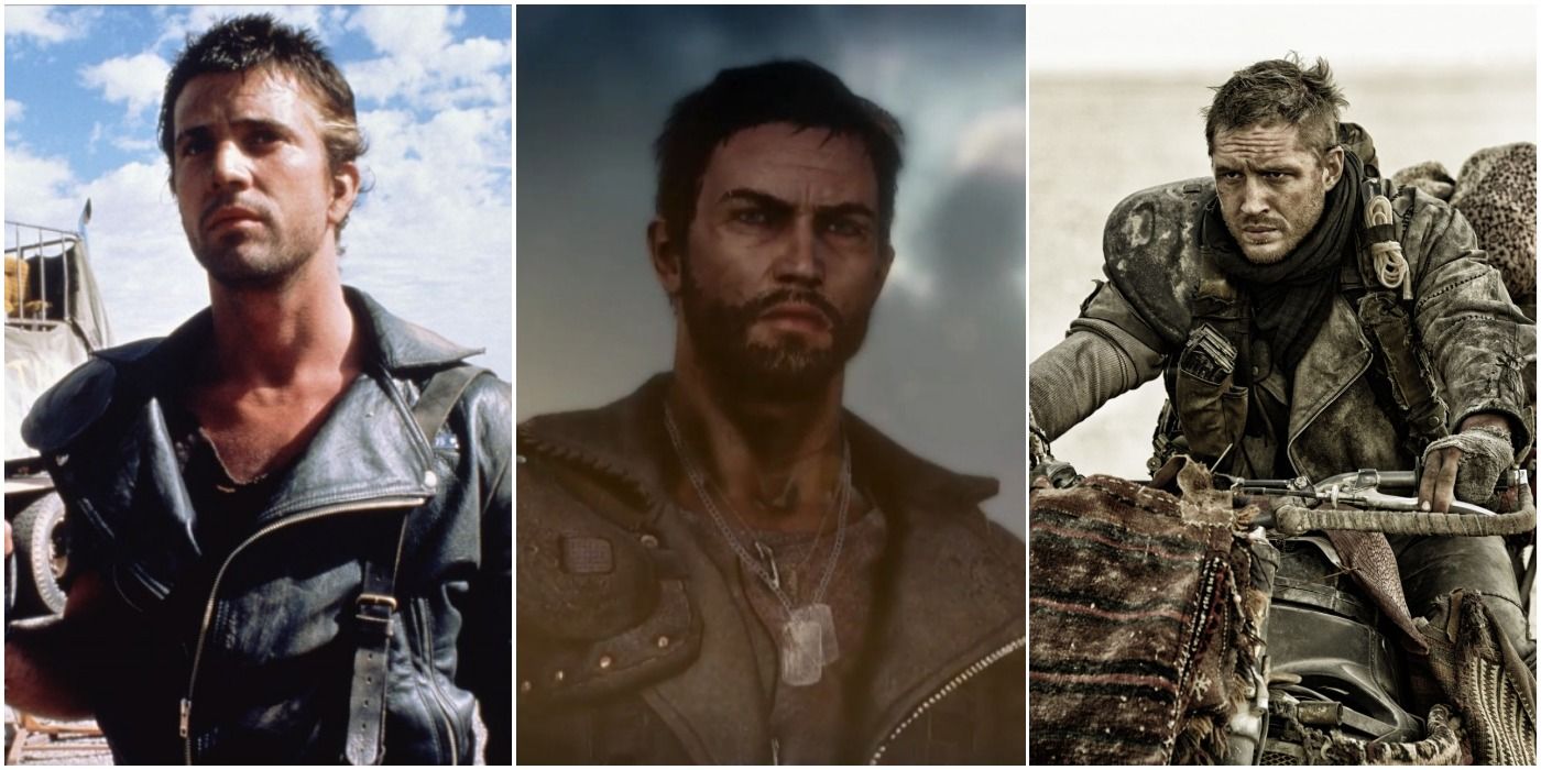 Mad Max in the video game, The Road Warrior, and Fury Road