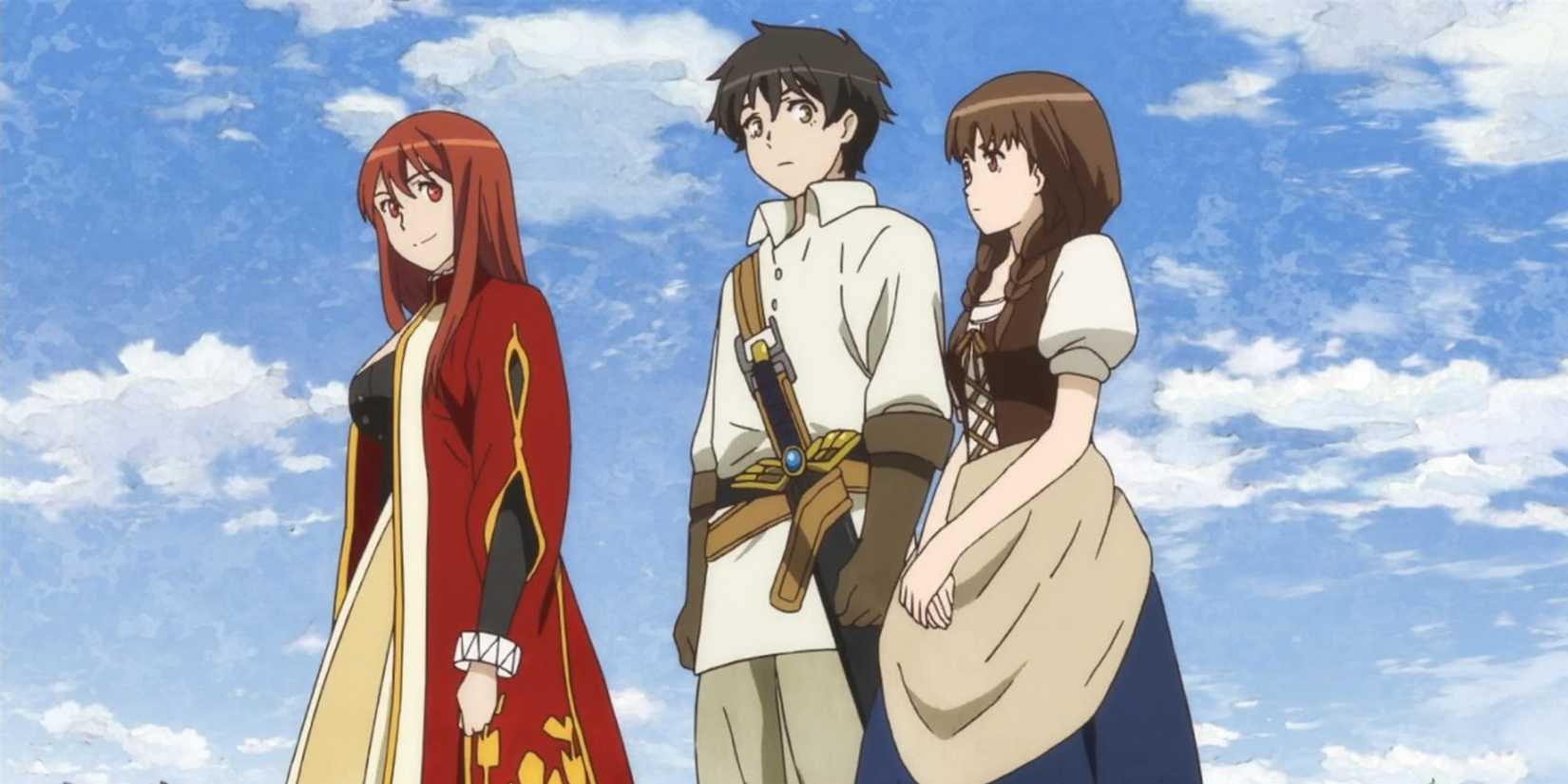 Maou Maoyuu Yuusha - The main characters.