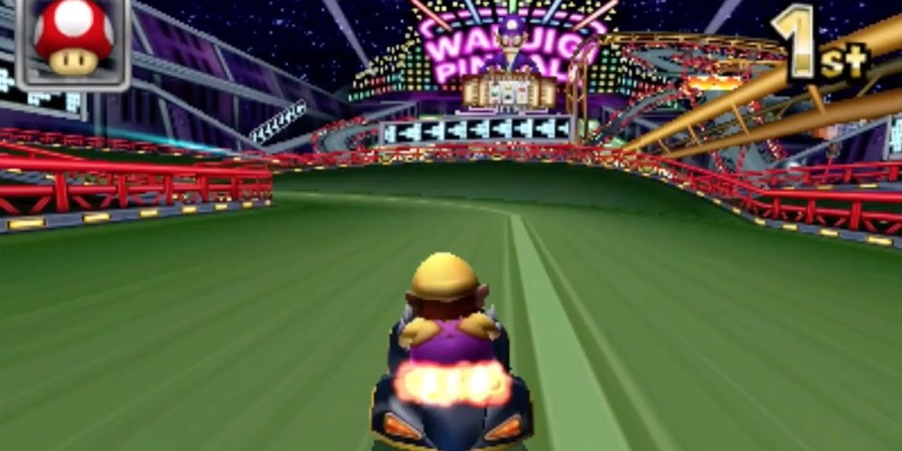 Mario Kart Waluigi Pinball