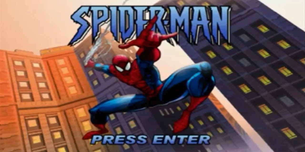 The Start Menu in Neversoft's Spider-Man