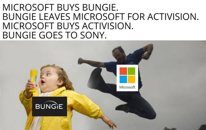 Microsoft chasing Bungie