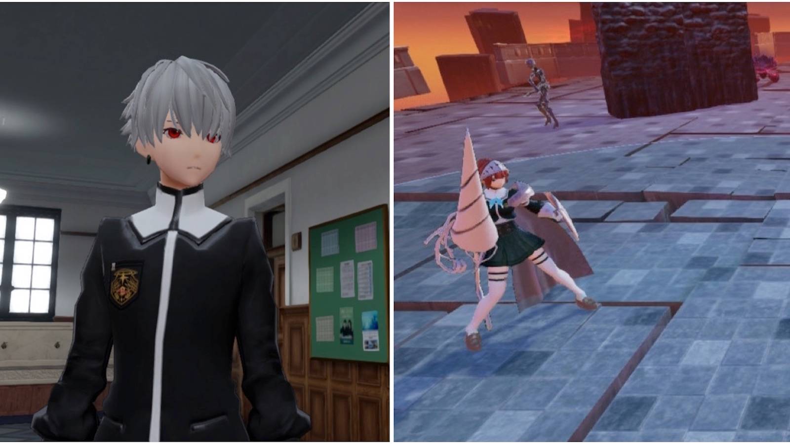 The main character and fighting a battle in Monark