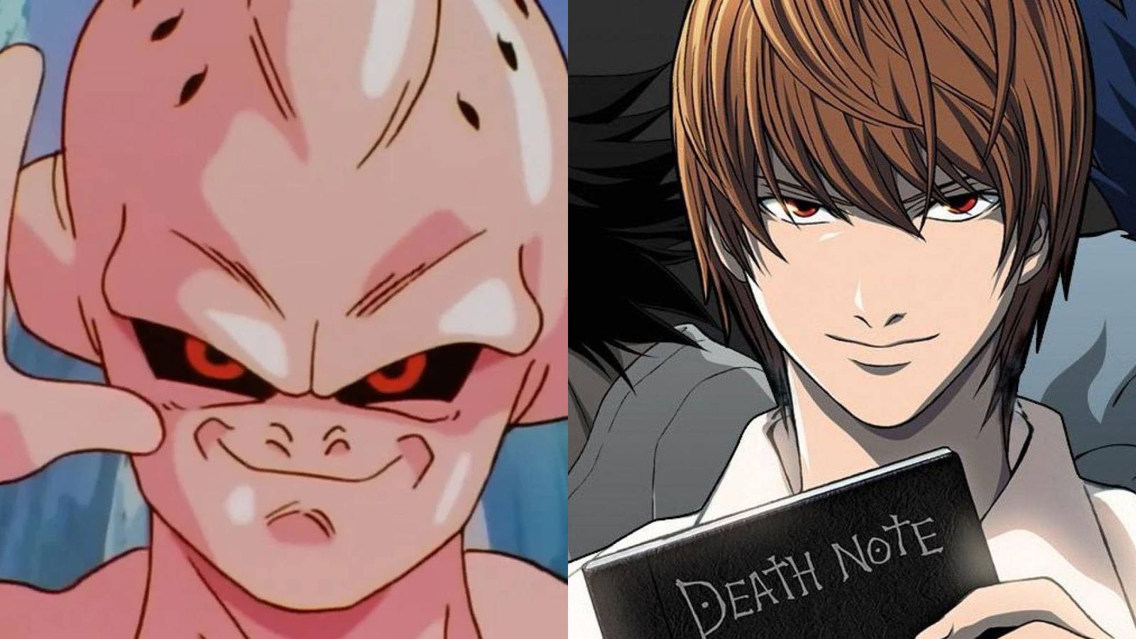 left: maijin buu, right: light yagami