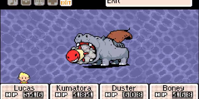 Mother 3 Combat screen