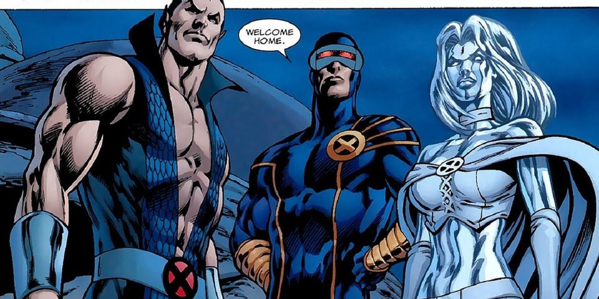 Namor with Cyclops and Emma Frost Cropped