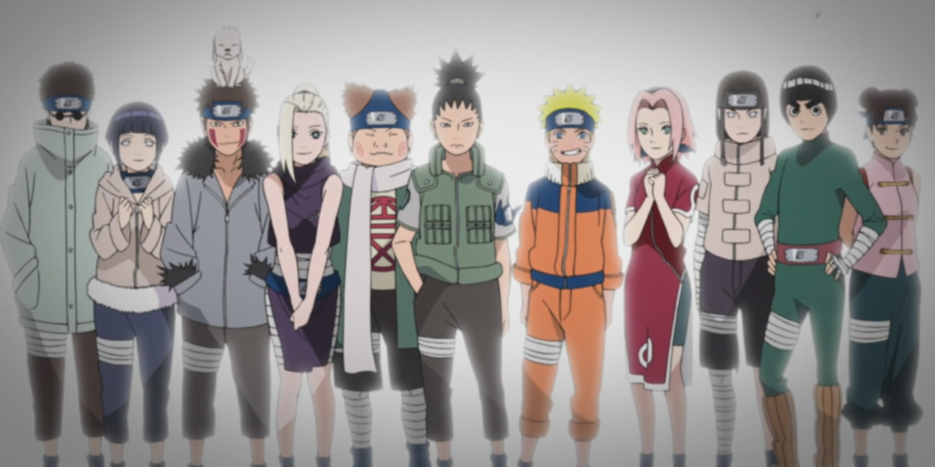 Naruto and the rest of the Konoha 11
