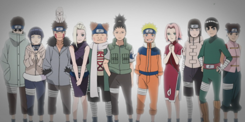 Naruto and the rest of the Konoha 11