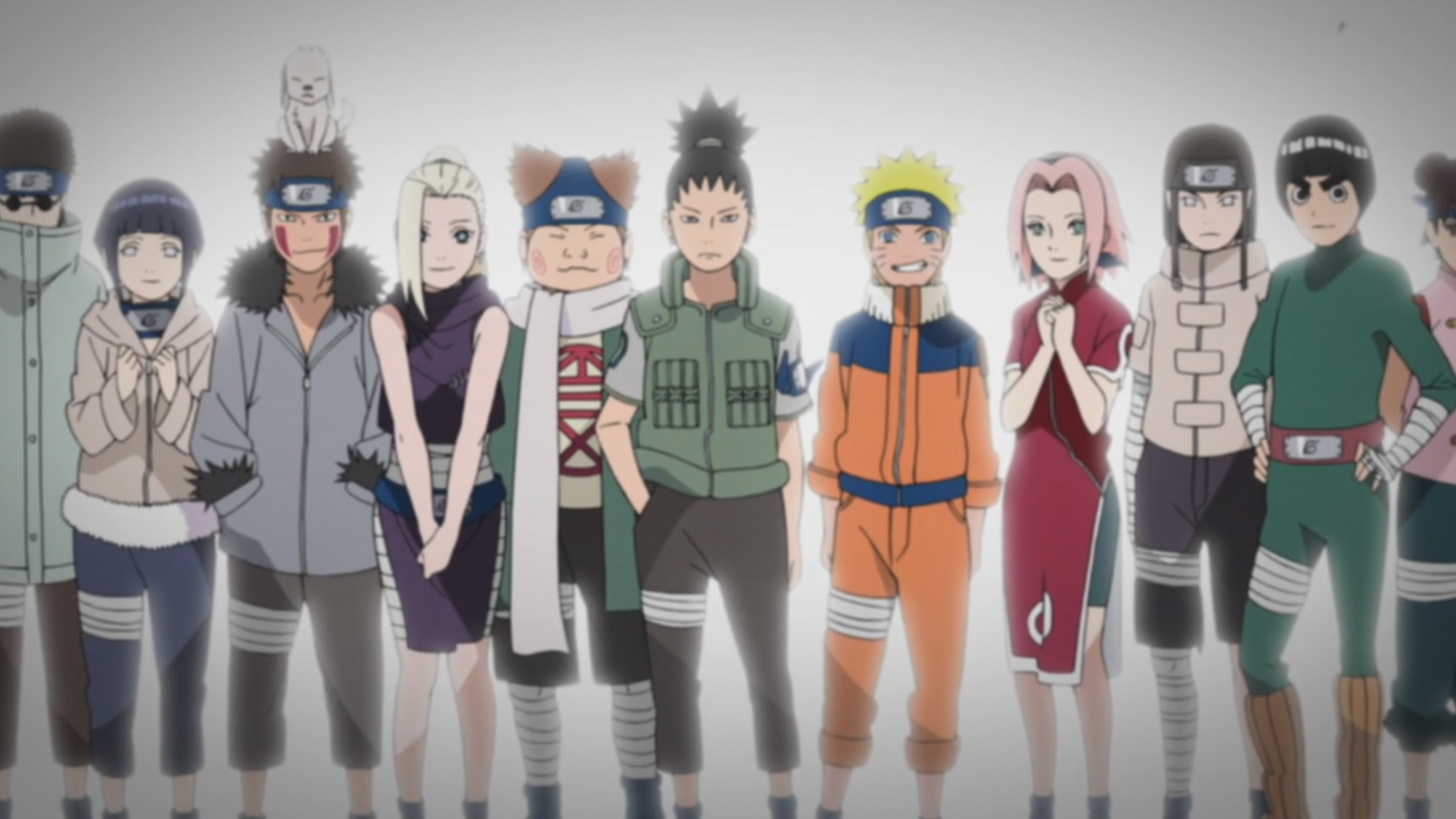 Naruto and the rest of the Konoha 11