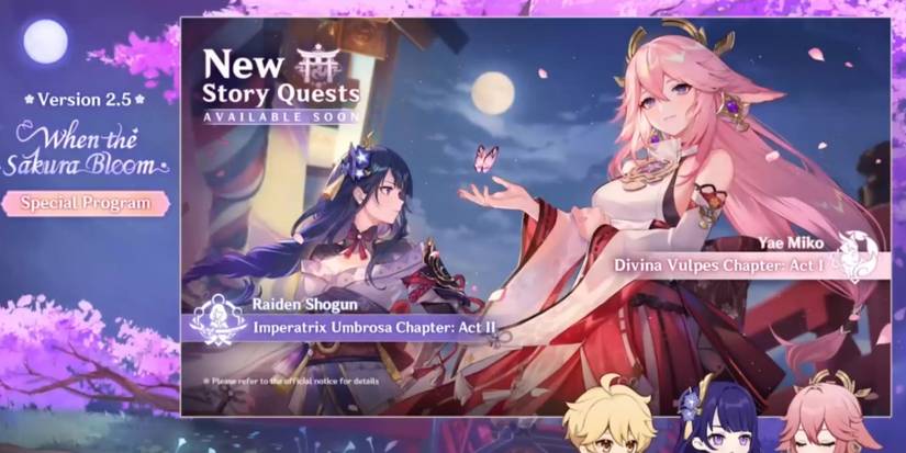 New Story Quest Genshin Impact 2.5