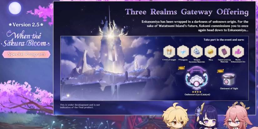 New event in Genshin Impact 2.5