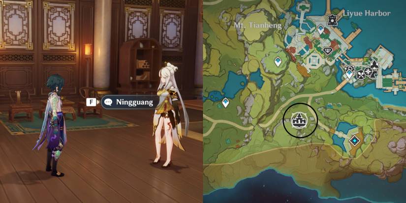 Ningguang location in Genshin Impact