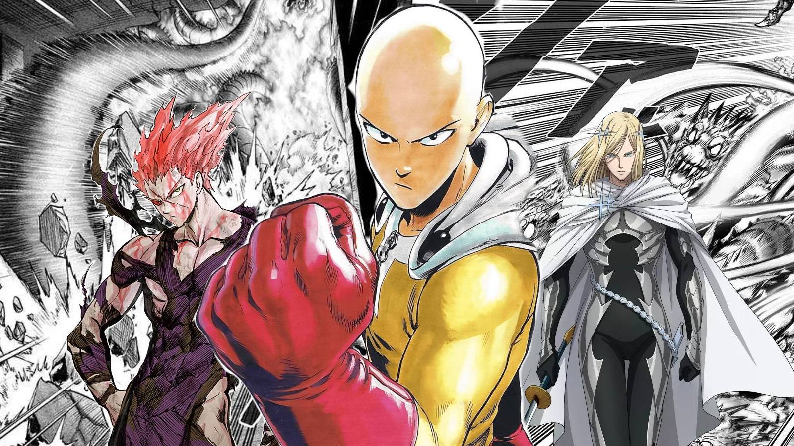One punch man season 3 saitama garou flashy flash