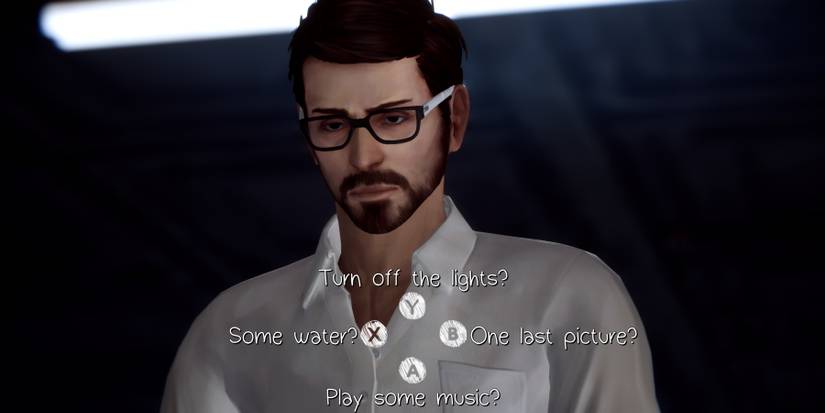 Max speaking to Mr. Jefferson in the Dark room during episode 5 of Life is Strange