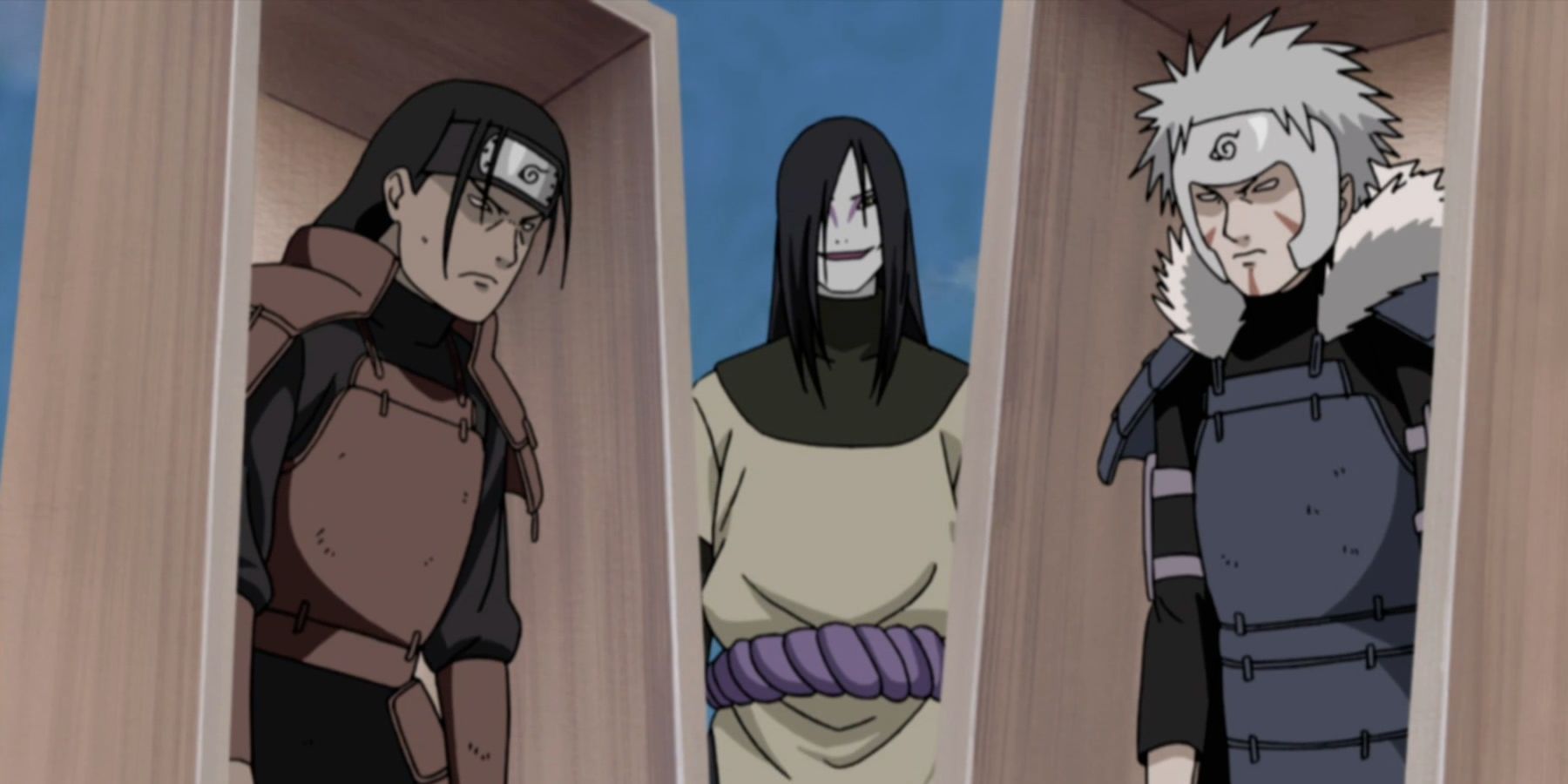 Orochimaru summons the Hokage