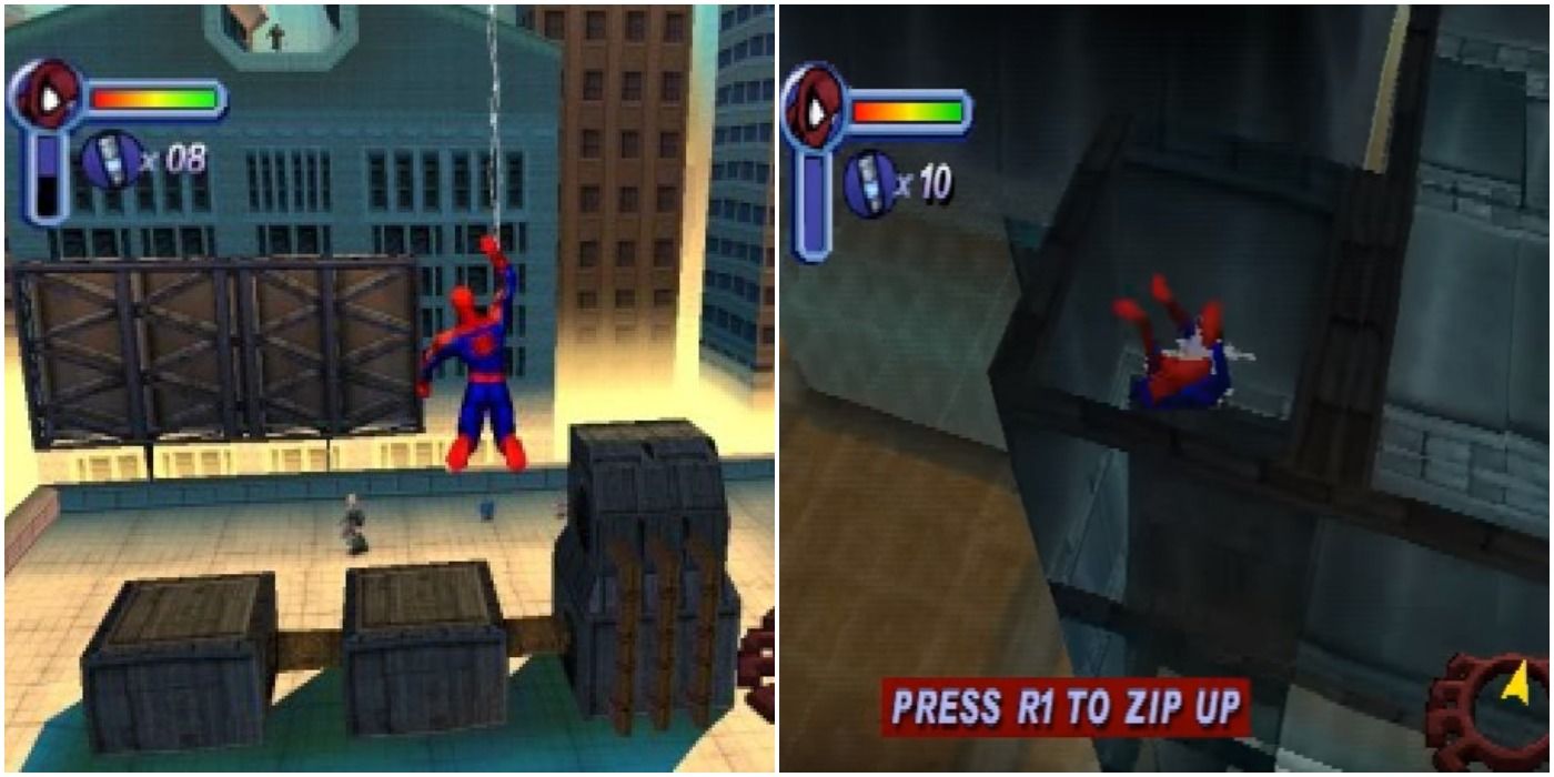 Outdoor and Indoor Levels in Neversoft's Spider-Man