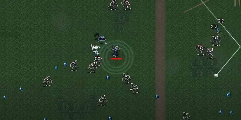 The character Pasqualina in Vampire Survivors