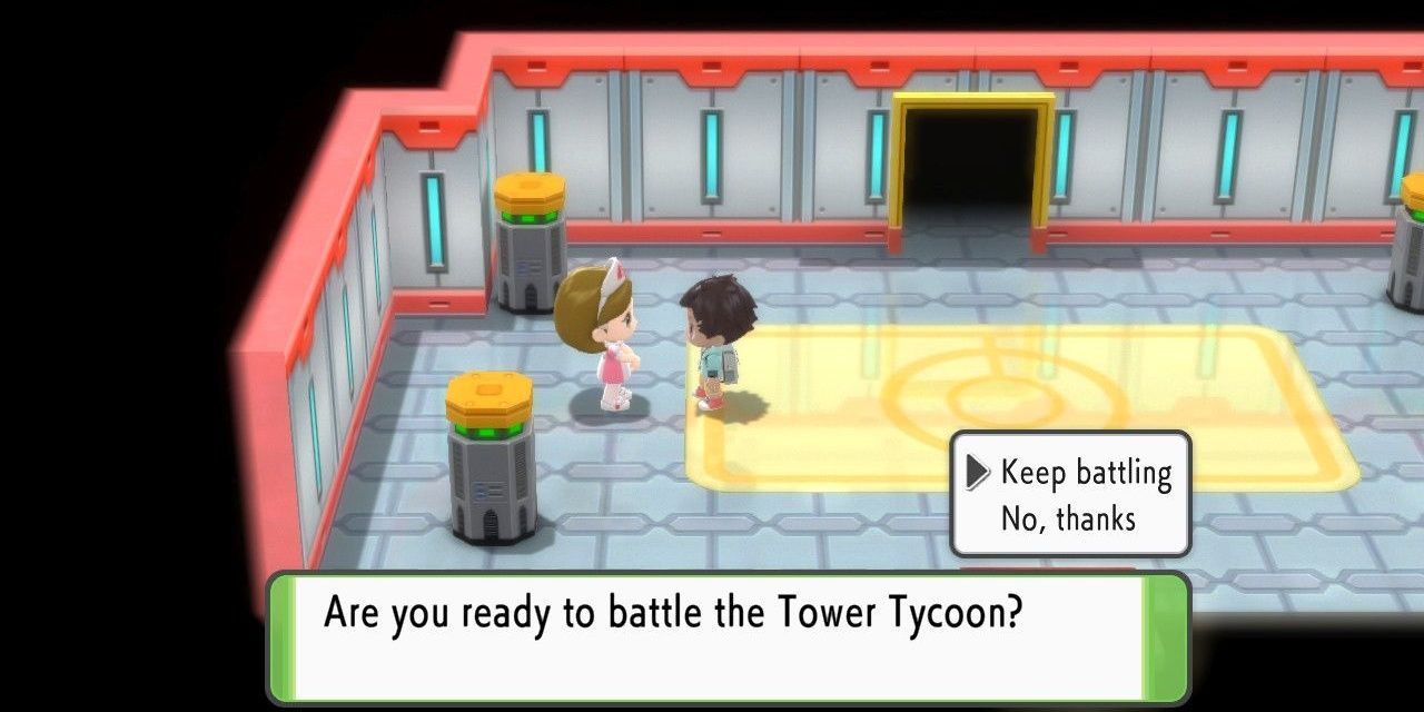 Pokemon BDSP Battle Tower Battle Room