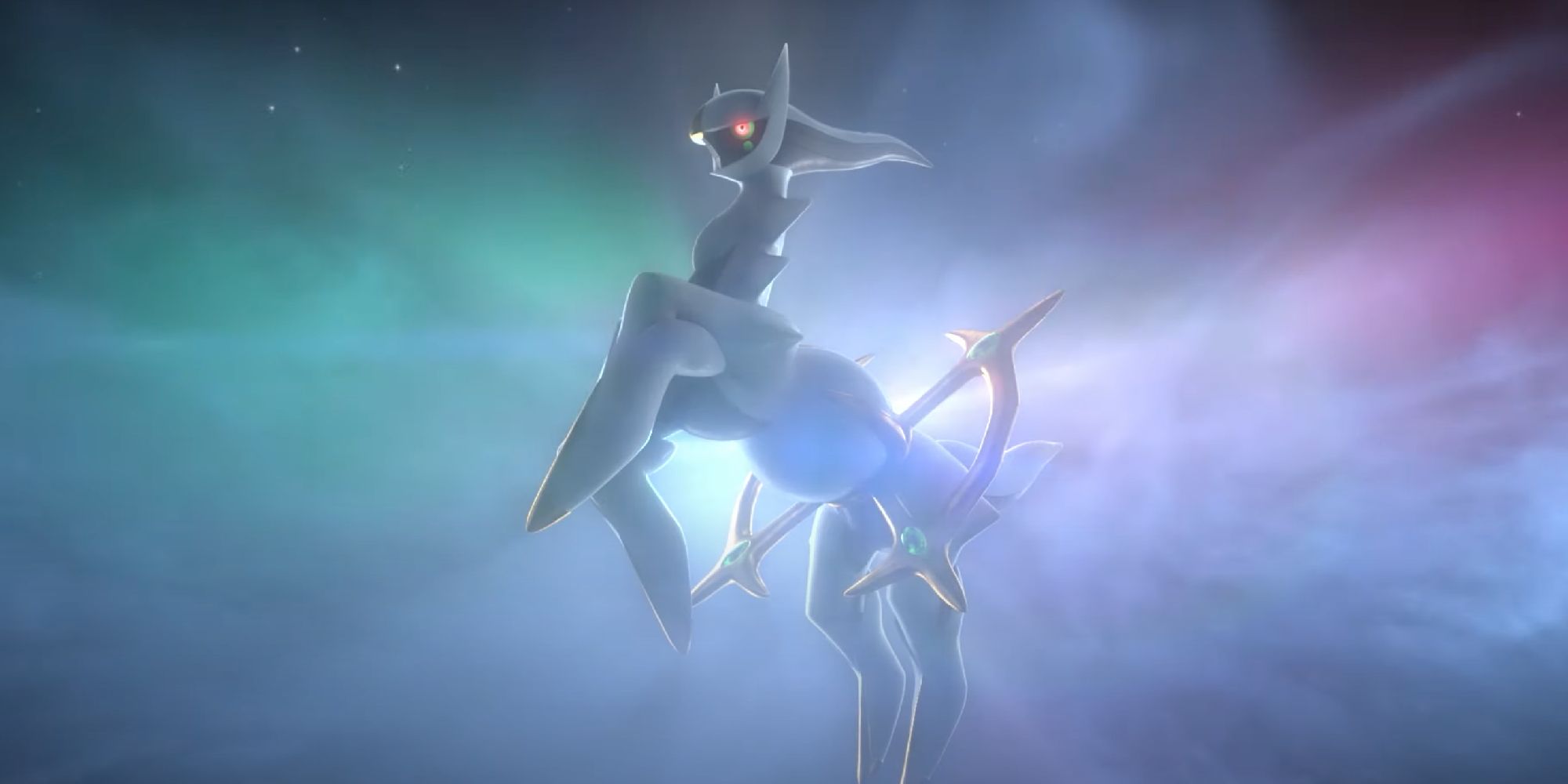 Арсеус в рекламном изображении для Pokemon Legends Arceus