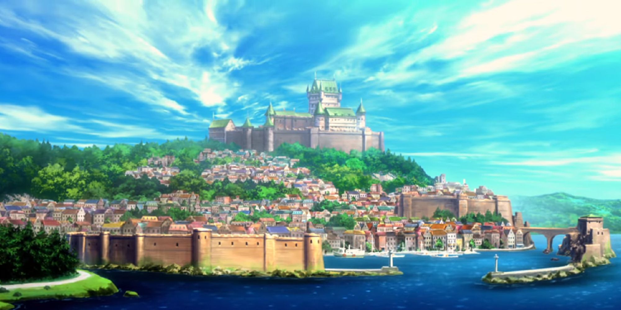 Avignon Town in the Kalos region from the Pokemon X&Y anime