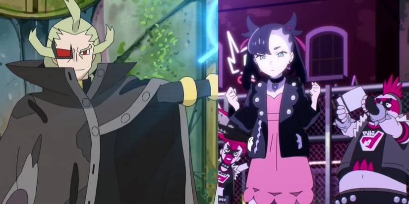 Ghetsis in the Pokemon anime; Marnie and Team Yell in the Pokemon anime
