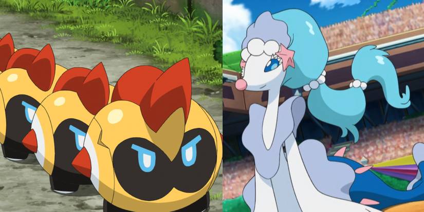 Falinks in the Pokemon anime; Primarina in the Pokemon anime