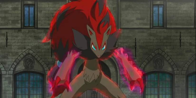 Zoroark powering his illusions in the anime