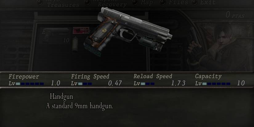 RE4 HD Mod Handgun Cropped