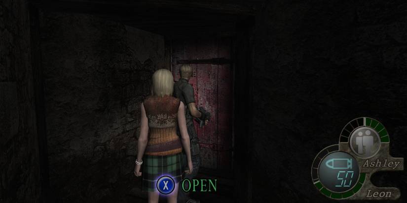 RE4 HD Mod Secret Area Door Cropped