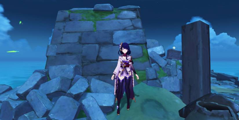 Raiden Shogun in Tsurumi Island