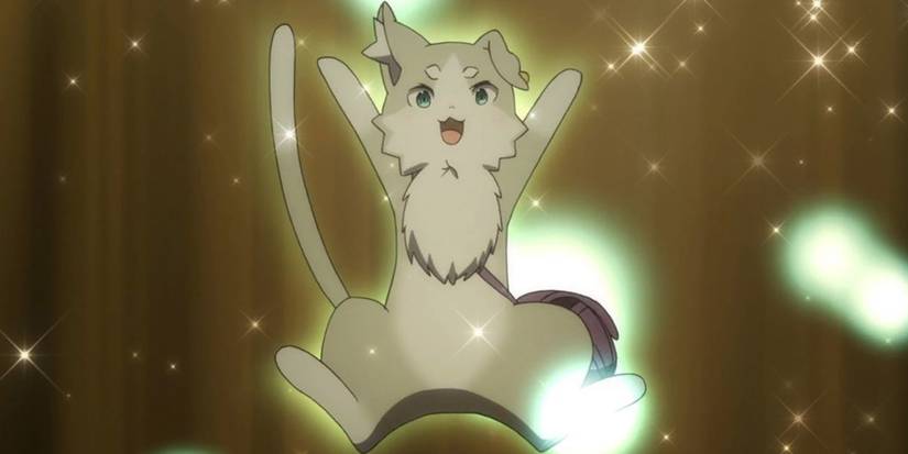 Re Zero - Puck In His Spirit Form Acting All Jubilent