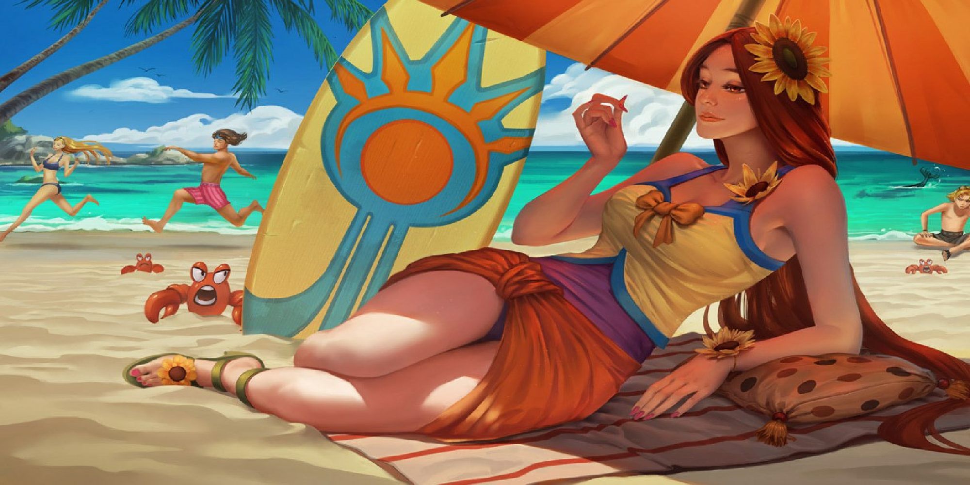 Leona League of Legends Pool Party Skin