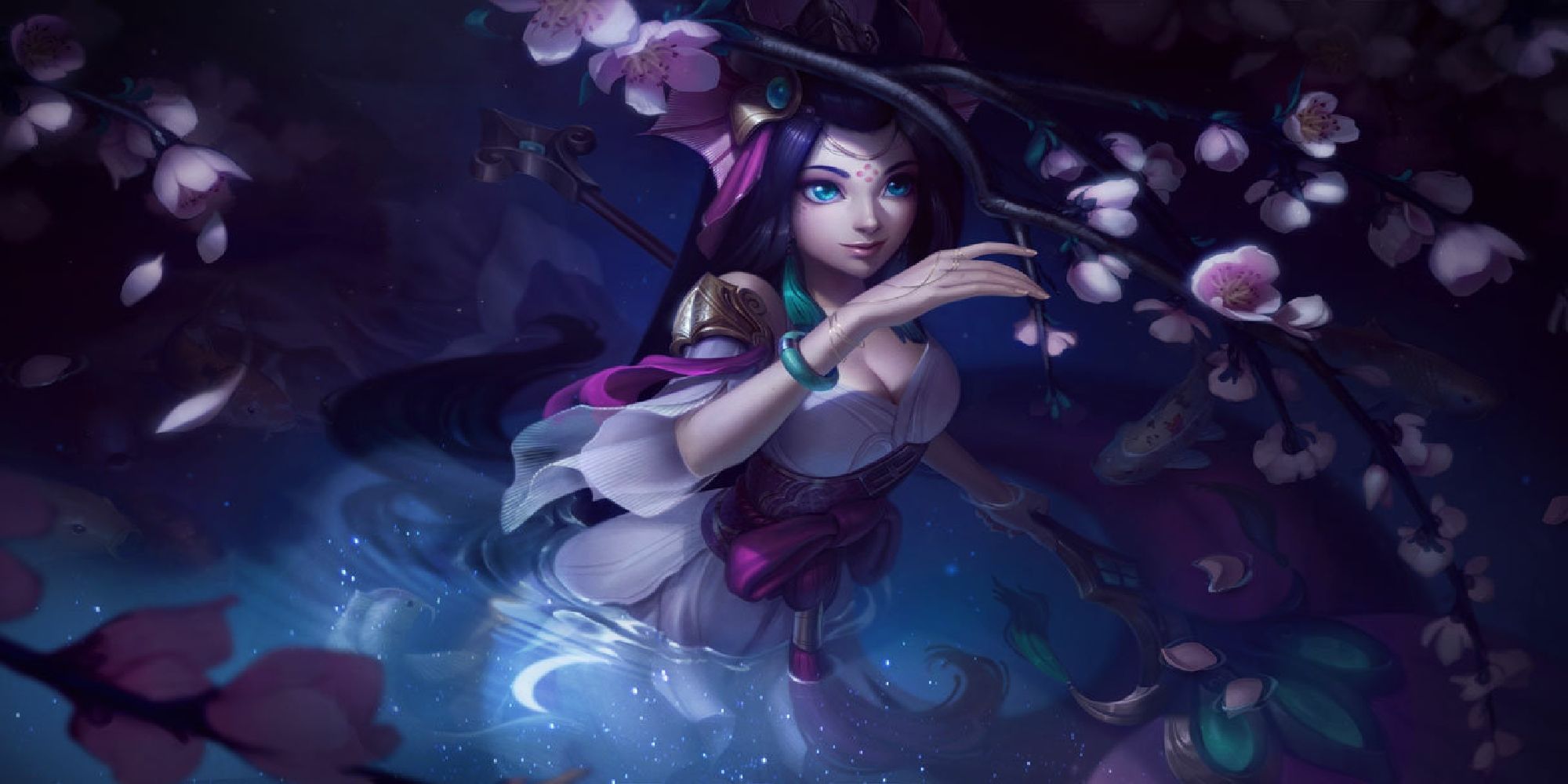 League of Legends Wild Rift Splendid Staff Nami Skin Support