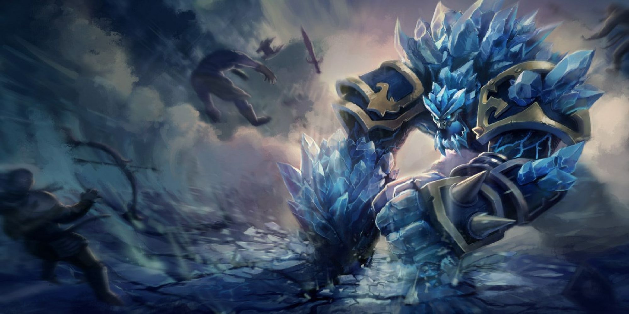 League of Legends Glacial Malphite Skin splash art