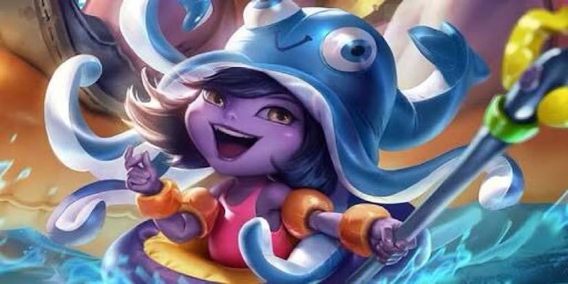 League of Legends Wild Rift Pool Party Lulu Skin
