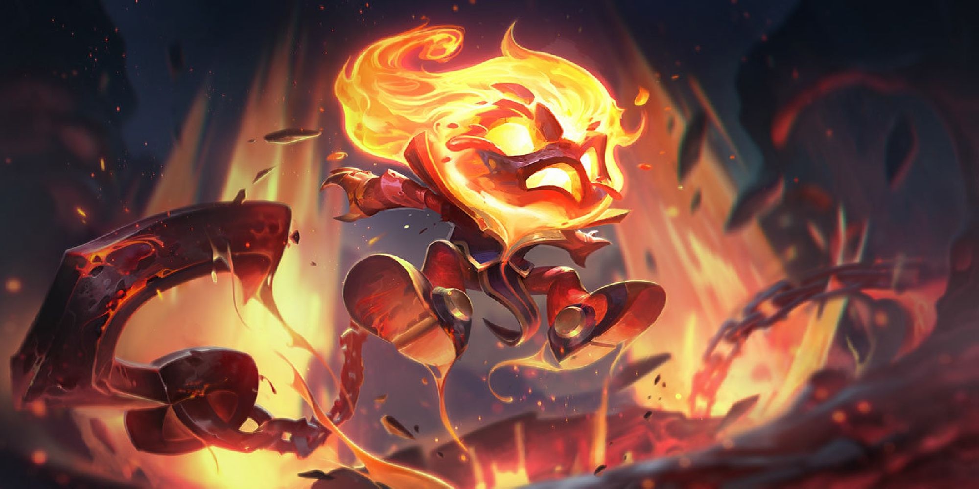 League of Legends Infernal Amumu Skin