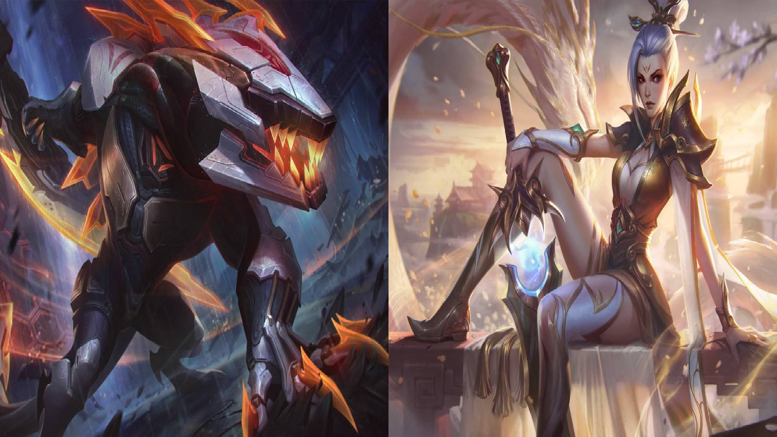 League of Legends Riven and Renekton