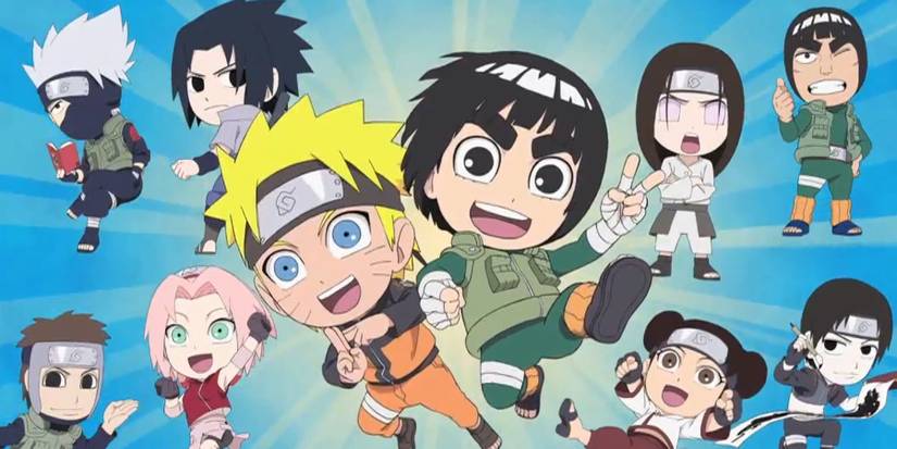 Rock Lee and his ninja pals