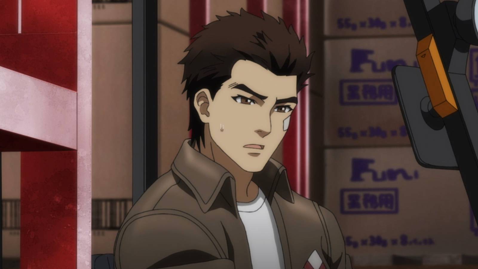 Ryo Hazuki using forklift Shenmue